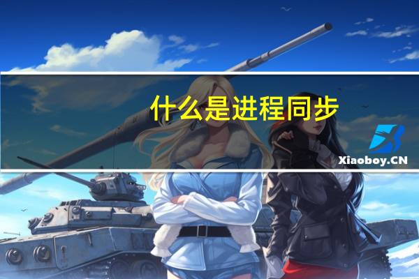 什么是进程同步（什么是进程）