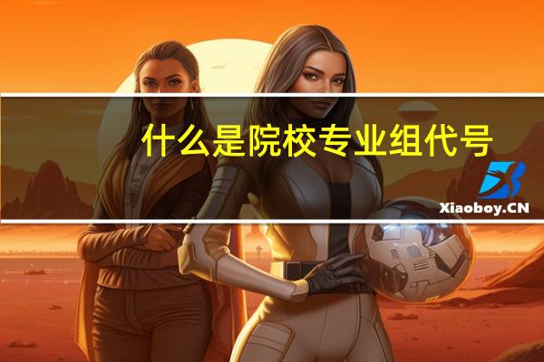 什么是院校专业组代号