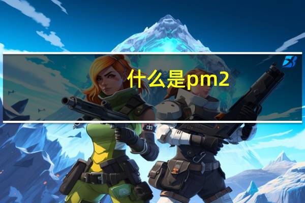 什么是pm2.5口罩（什么是pm2 5）