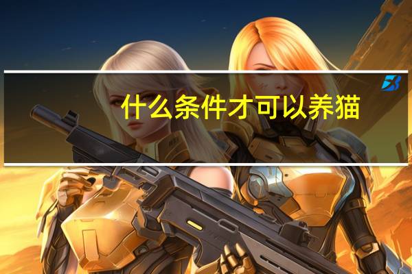 什么条件才可以养猫