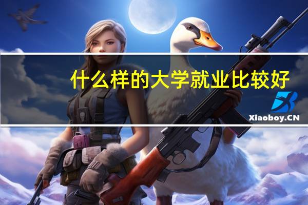 什么样的大学就业比较好