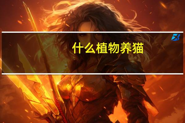 什么植物养猫