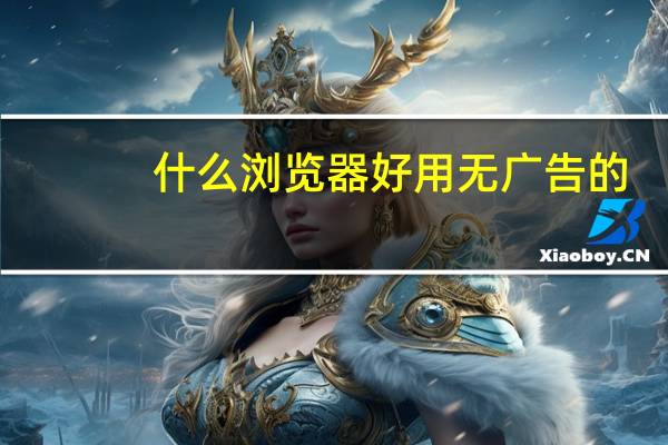 什么浏览器好用无广告的（什么浏览器好用无广告）