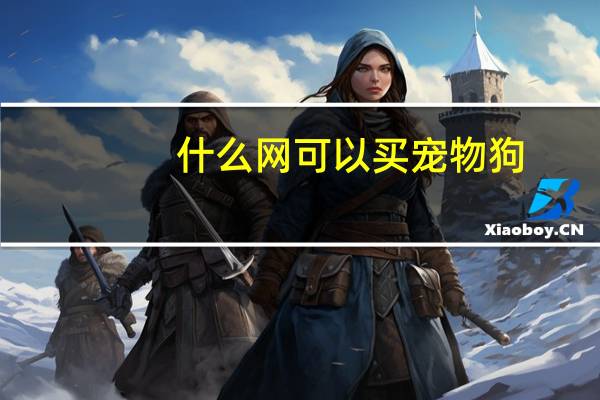 什么网可以买宠物狗