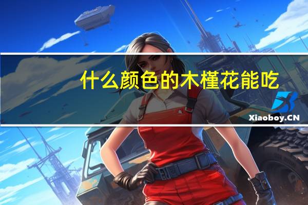 什么颜色的木槿花能吃