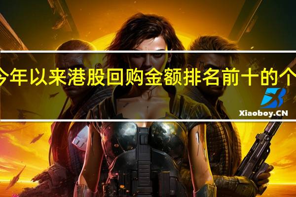 今年以来港股回购金额排名前十的个股名单