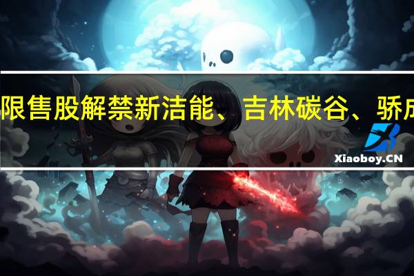 今日共有21家公司限售股解禁新洁能、吉林碳谷、骄成超声解禁市值超10亿元