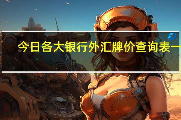 今日各大银行外汇牌价查询表一览（今日各大银行外汇牌价）