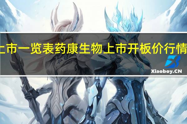今日新股上市一览表 药康生物上市开板价行情 看看你能赚多少