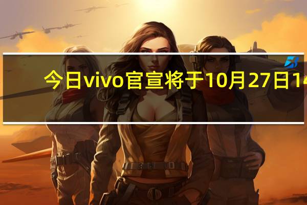 今日vivo官宣将于10月27日14:30举行vivoY100新品发布会