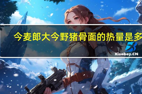今麦郎 大今野猪骨面的热量是多少