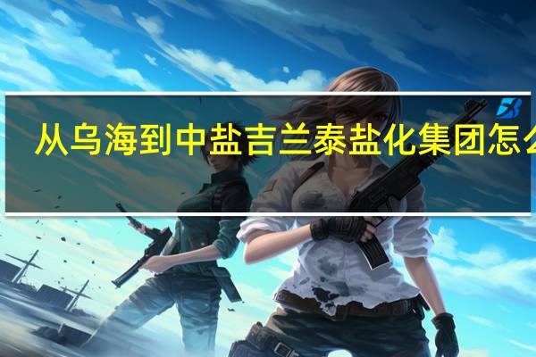 从乌海到中盐吉兰泰盐化集团怎么走