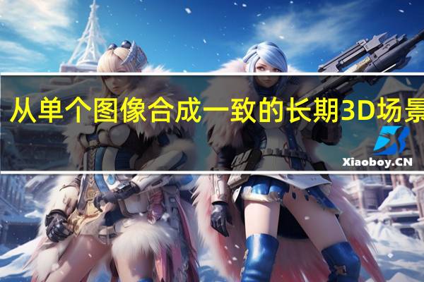 从单个图像合成一致的长期3D场景视频