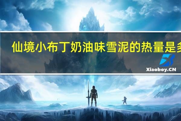 仙境 小布丁奶油味雪泥的热量是多少