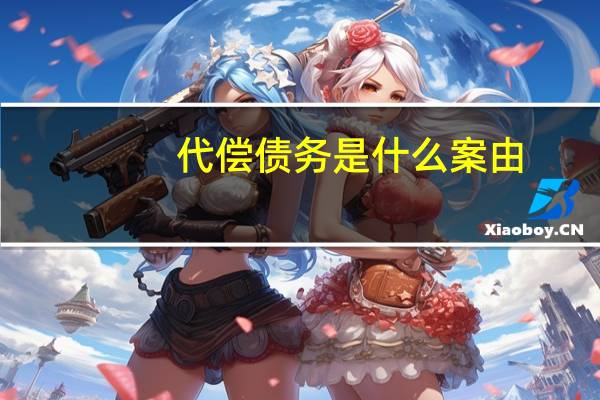 代偿债务是什么案由（代偿债务是什么意思）