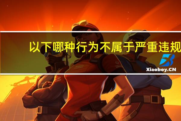 以下哪种行为不属于严重违规?（以下哪种行为不属于严重违规）
