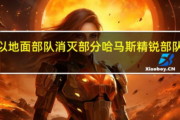 以军方称以地面部队消灭部分哈马斯精锐部队“努赫巴”成员