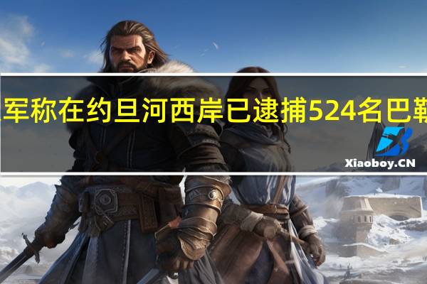 以军称在约旦河西岸已逮捕524名巴勒斯坦人