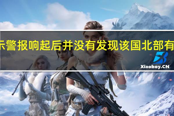 以色列军方表示警报响起后并没有发现该国北部有任何空中渗透的行为