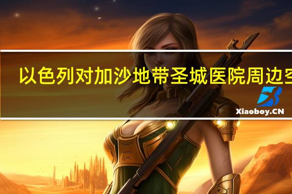 以色列对加沙地带圣城医院周边空袭