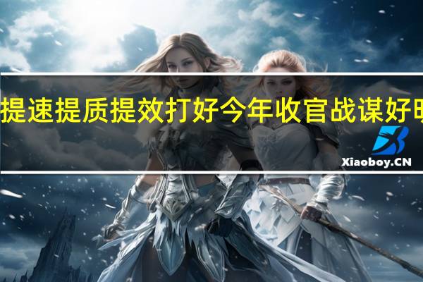 以过硬作风推动工作提速提质提效 打好今年收官战谋好明年开局篇 到底什么情况嘞