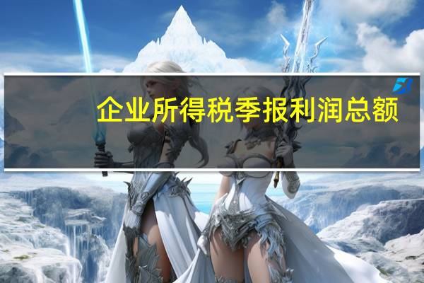 企业所得税季报利润总额（企业所得税季报利润总额怎么填）