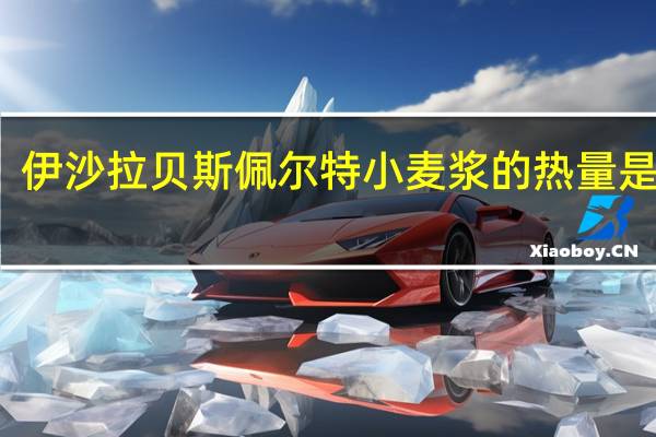 伊沙拉贝 斯佩尔特小麦浆的热量是多少