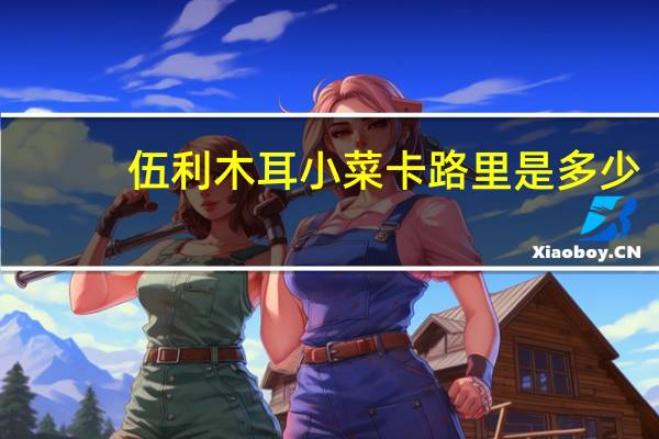 伍利 木耳小菜卡路里是多少