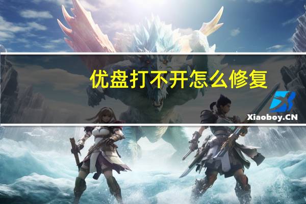 优盘打不开怎么修复（优盘打不开）