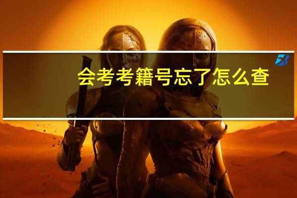 会考考籍号忘了怎么查