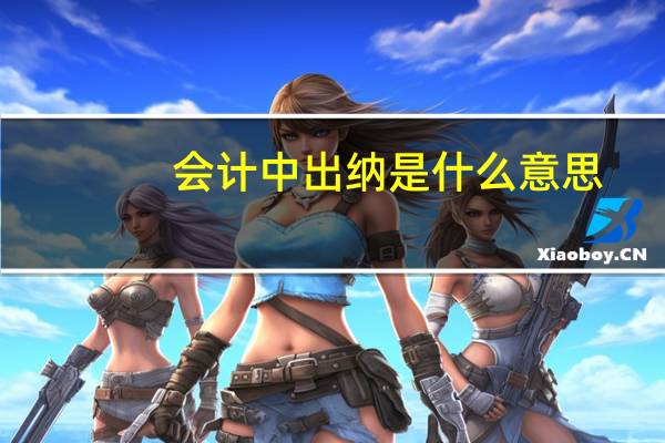 会计中出纳是什么意思（出纳是什么意思）