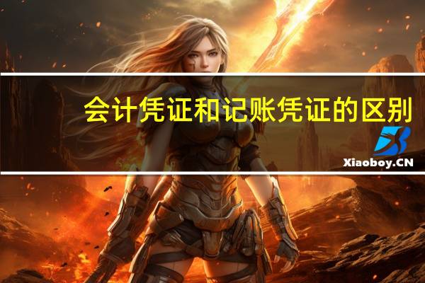 会计凭证和记账凭证的区别