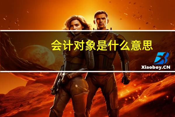 会计对象是什么意思