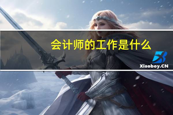 会计师的工作是什么