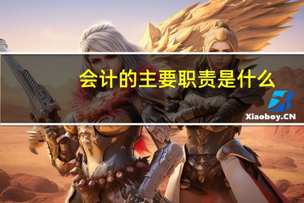 会计的主要职责是什么