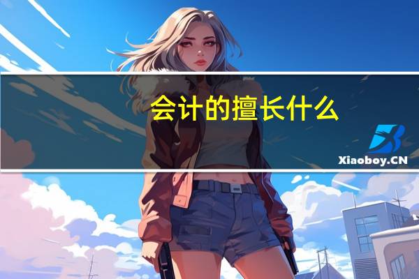 会计的擅长什么