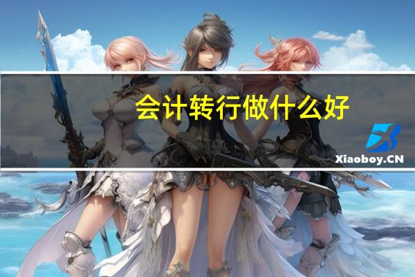 会计转行做什么好