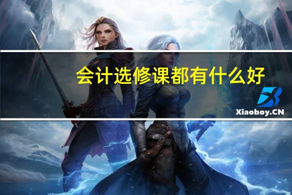 会计选修课都有什么好