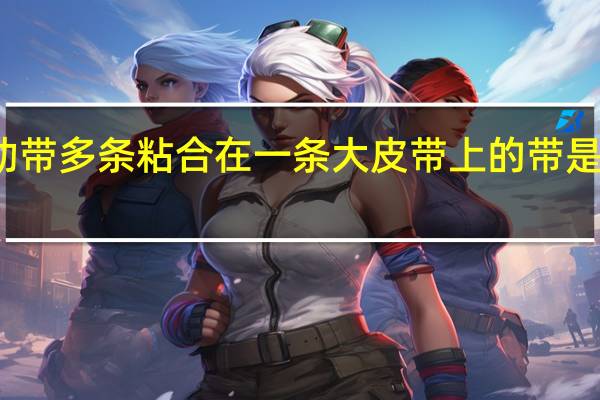 传动带多条粘合在一条大皮带上的带是什么型号