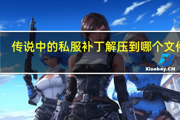 传说中的私服补丁解压到哪个文件夹？