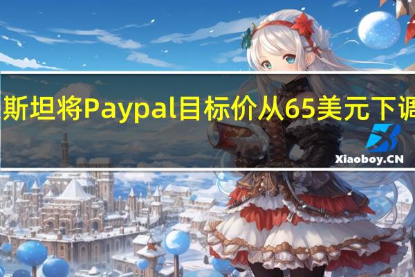 伯恩斯坦将Paypal目标价从65美元下调至57美元