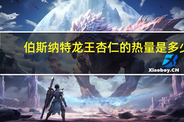 伯斯纳特 龙王杏仁的热量是多少