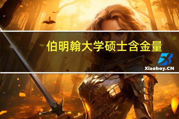 伯明翰大学硕士含金量