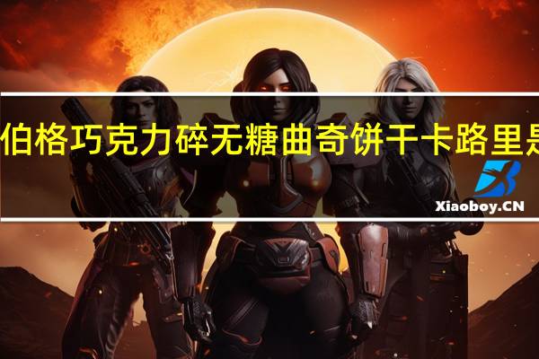 伯格 巧克力碎无糖曲奇饼干卡路里是多少