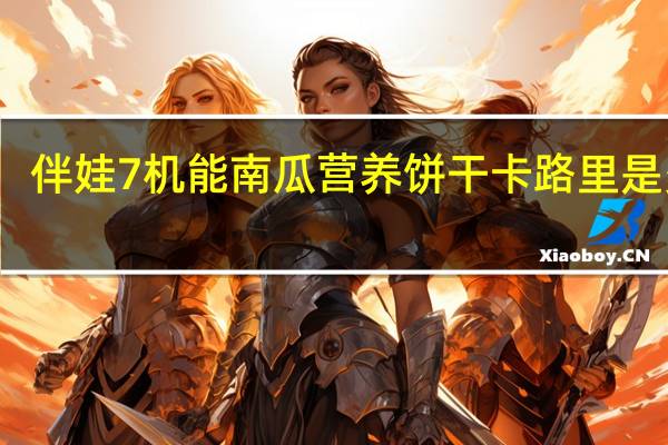伴娃 7机能南瓜营养饼干卡路里是多少