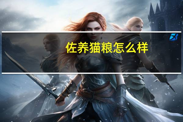 佐养猫粮怎么样