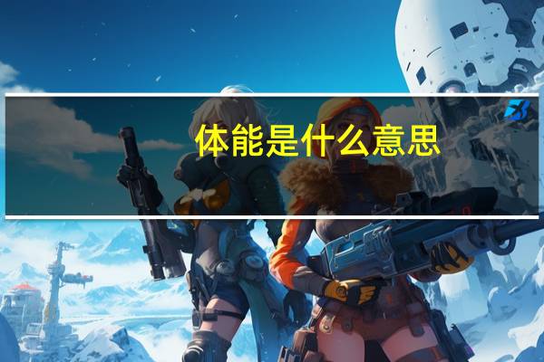 体能是什么意思
