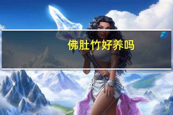 佛肚竹好养吗