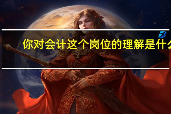 你对会计这个岗位的理解是什么