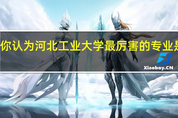 你认为河北工业大学最厉害的专业是什么